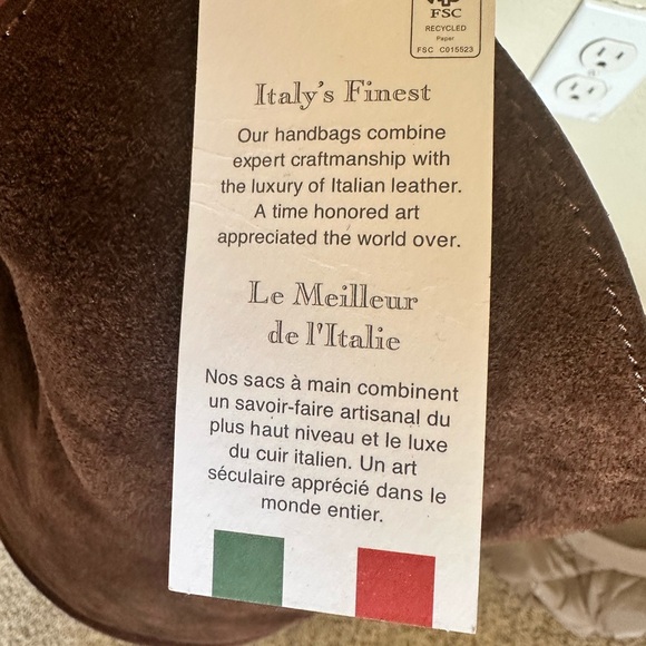 Viola Castellani leather Suede bag NWT - Picture 3 of 6